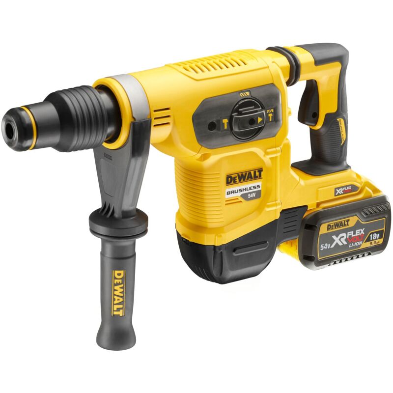 foto del prodotto utensili martello combinato a batteria 54v sds max, senza batteria e caricabatterie dch481n dewalt