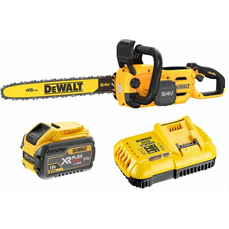 foto del prodotto utensili motosega aku 54v 45 cm, 1 x batteria 9,0 ah flexvolt dcmcs574x1 dewalt