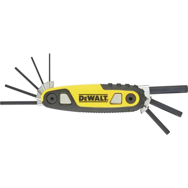 foto del prodotto utensili set di chiavi a brugola tascabile per lavori pesanti dwht0 70263 dewalt