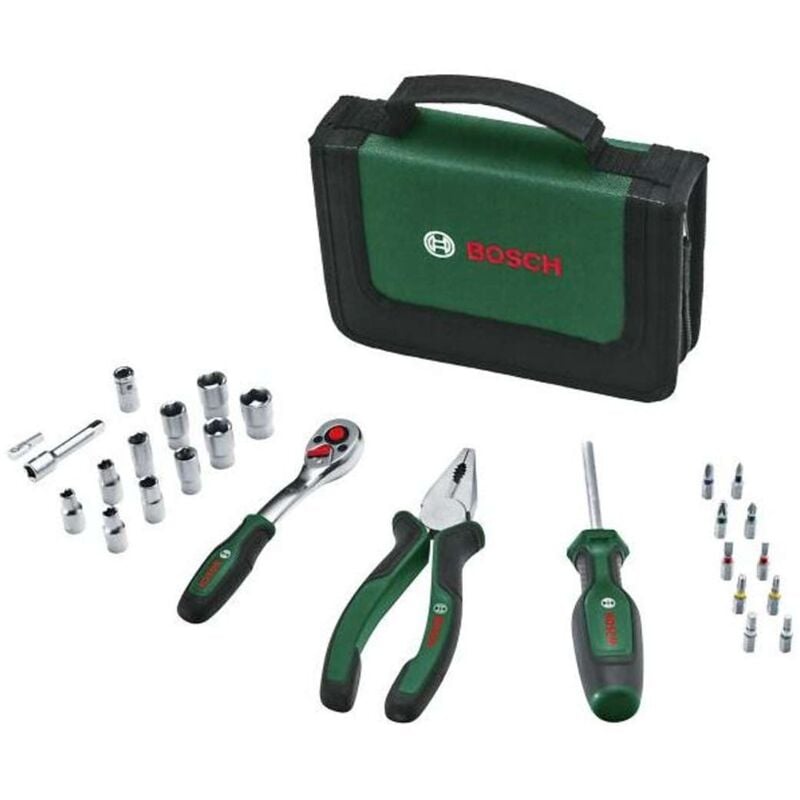 foto del prodotto utensili set di utensili manuali da 26 pezzi 1600a02by2 bosch