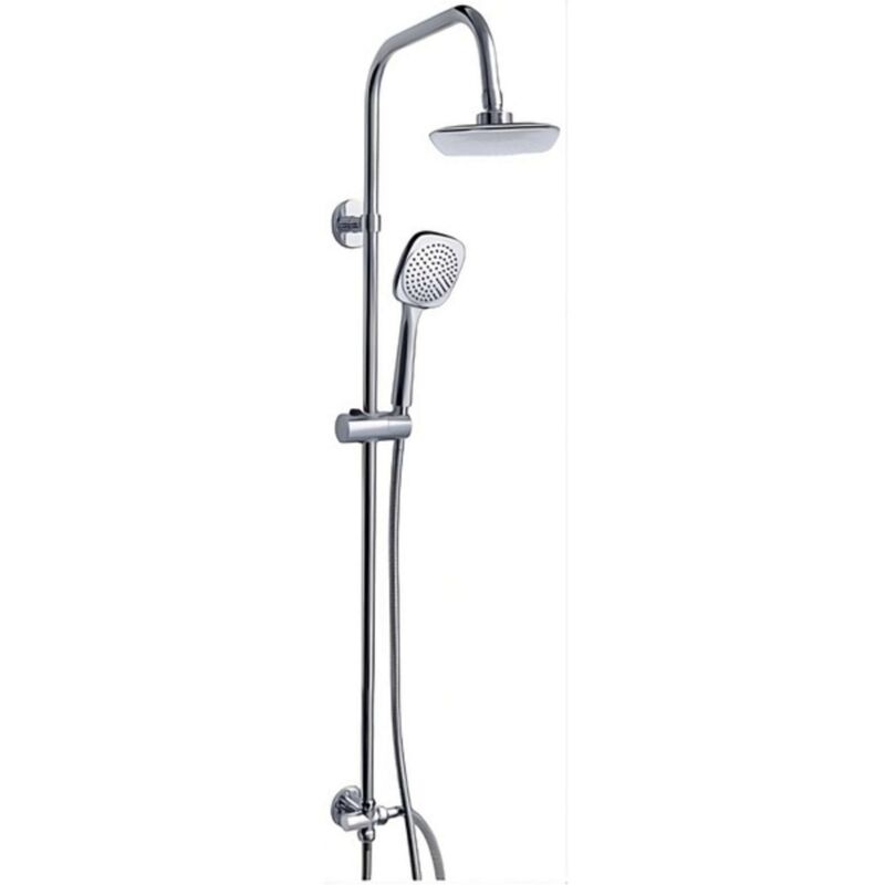 foto del prodotto utilia colonna doccia con doccetta in abs e soffione fisso cm. 20x20