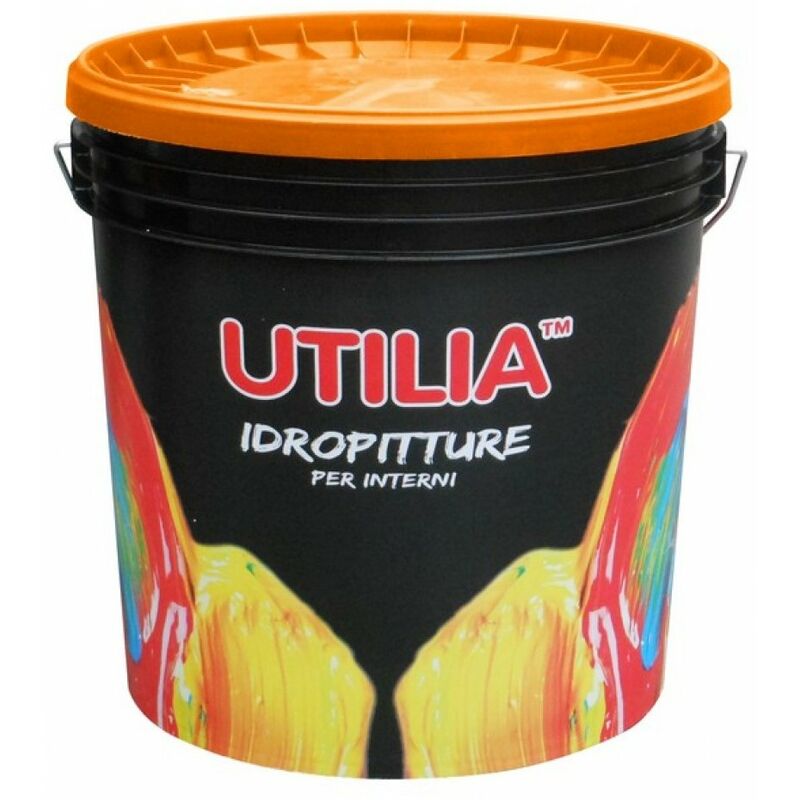 foto del prodotto utilia idropittura semilavabile al biossido di titanio per interni bianco 14 litri