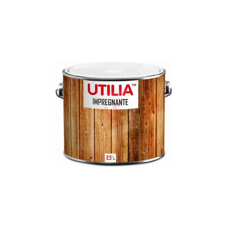 foto del prodotto utilia impregnante lt. 2,5 noce scuro 2 pz