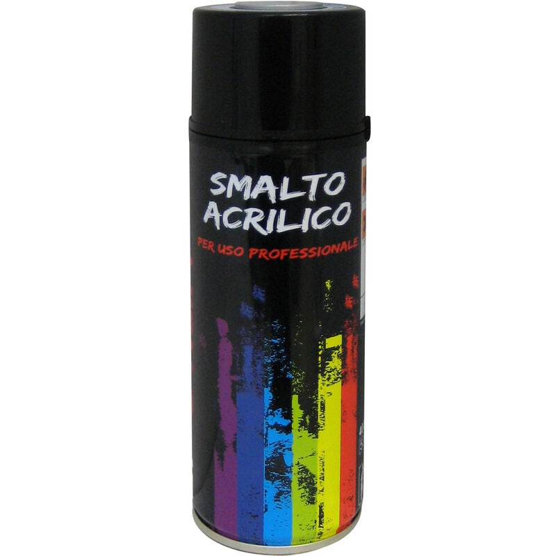 foto del prodotto utilia vernice spray ml.400 nero opaco ral 9005 (6 pezzi) - utilia