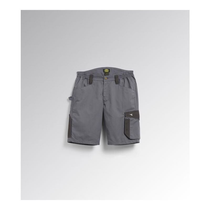 foto del prodotto utility bermuda da lavoro poly comfort, resistenza e praticit sul posto di lavoro l grigio diadora