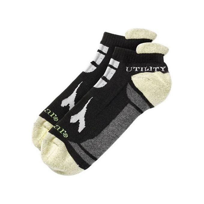 foto del prodotto utility diadora ghost socks black dark gull grey xl