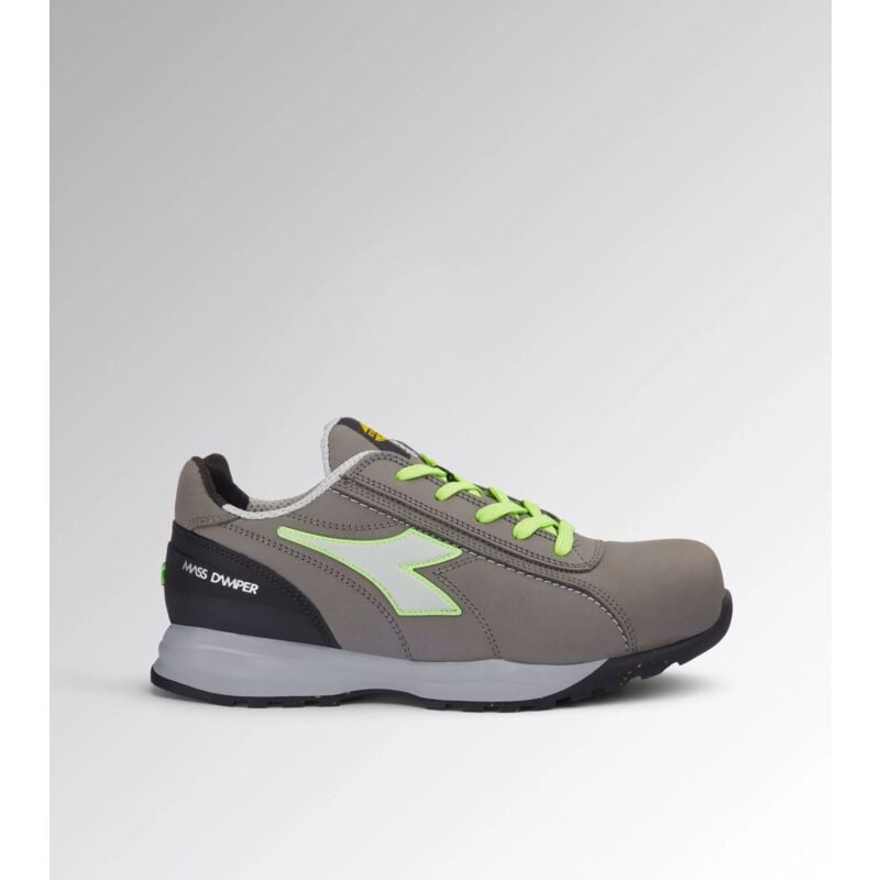 foto del prodotto utility diadora scarpa lavoro glove mds low s3s fo hro sr grigio verde fluo 45