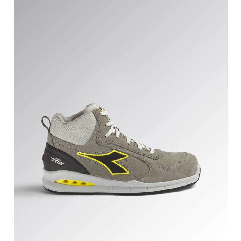 foto del prodotto utility diadora scarpa run net airbox mid s3 src grigio vento 41