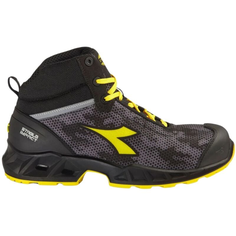foto del prodotto utility diadora scarpa shark stable impact mid s3 sr esd nero grigio 42