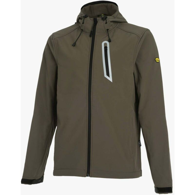 foto del prodotto utility giacca da lavoro softshell sail verde taglia m diadora