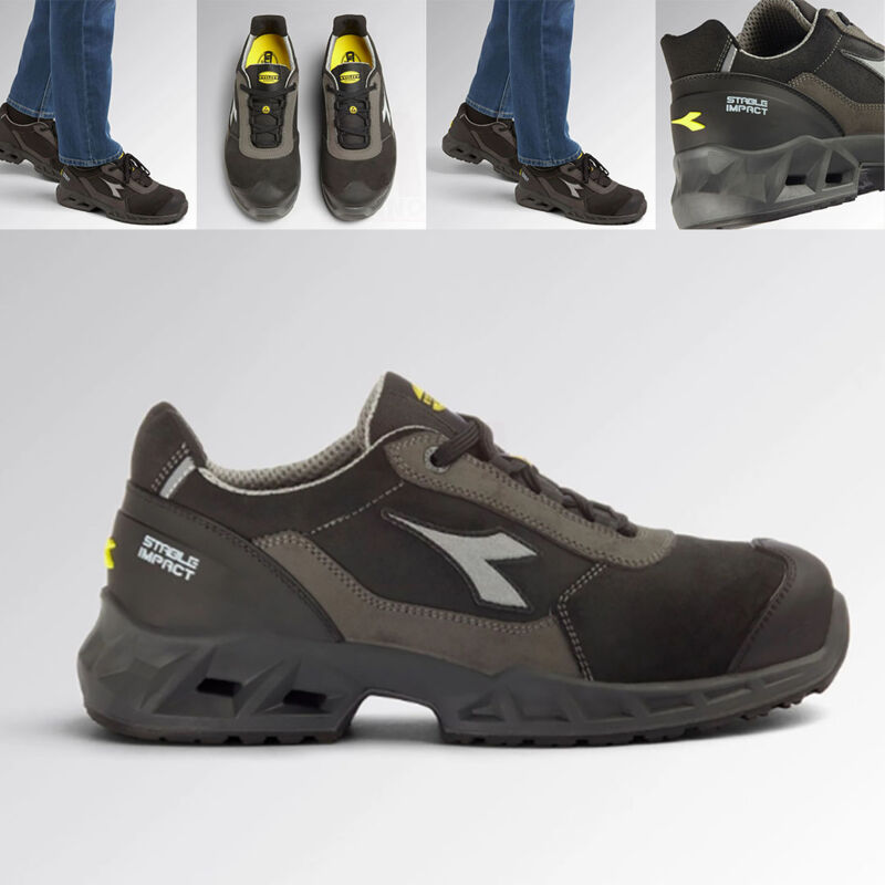 foto del prodotto utility shark stable impact leather low s3 src esd scarpe antinfortunistiche basse 42 diadora