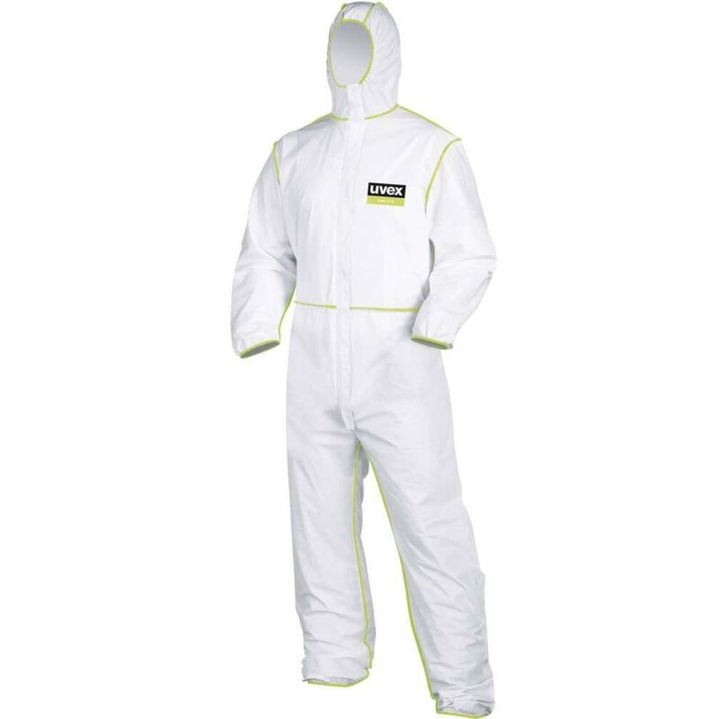 foto del prodotto uvex 9871014 tuta di protezione monouso 5 6 comfort taglia xxxl bianco