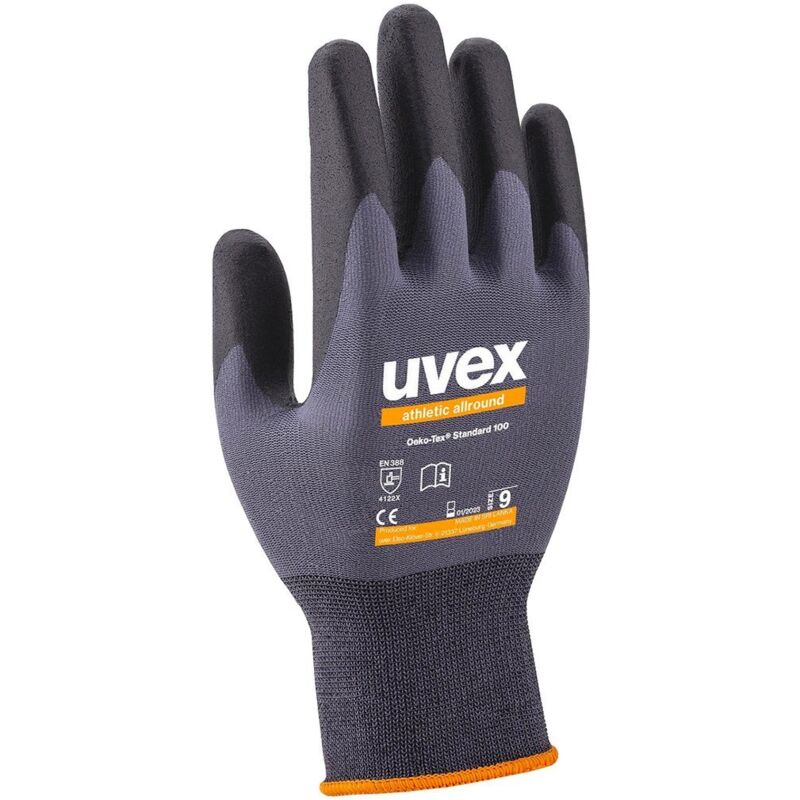 foto del prodotto uvex guanti da lavoro athletic allround 60028 11 xxl grigio