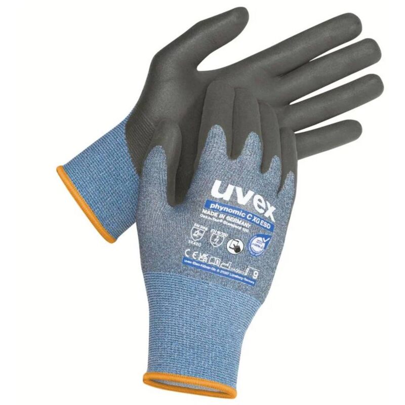 foto del prodotto uvex phynomic c xg esd 6004809 guanto di protezione dai tagli taglia guanti 9 en 388, en 420 1 paio a