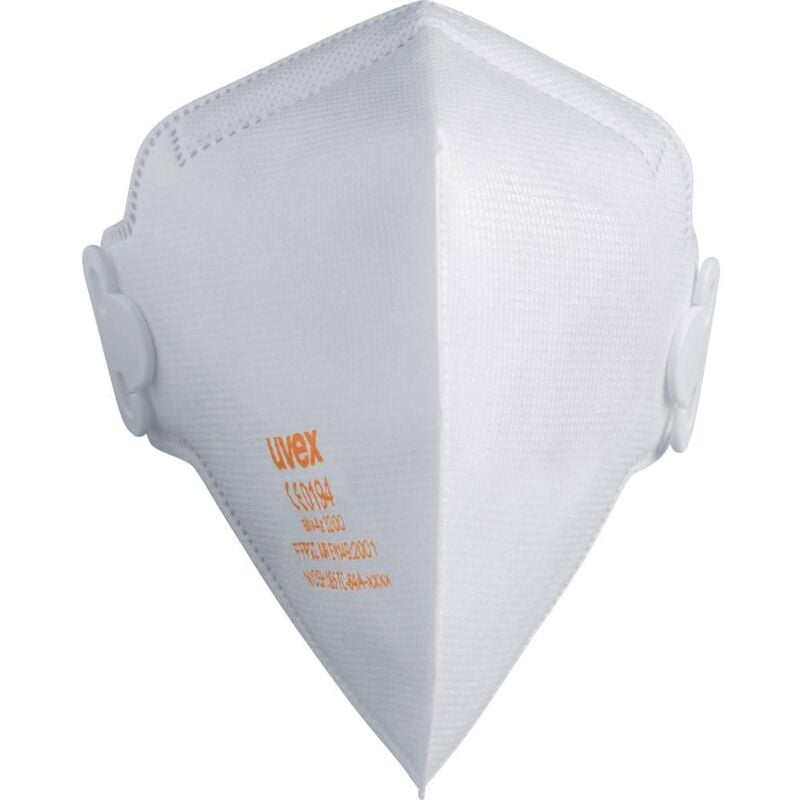 foto del prodotto uvex silv air class.3200 8743200 mascherina antipolvere senza valvola ffp2 3 pz. en 149 2001 a1 2009 din 149 2001 a