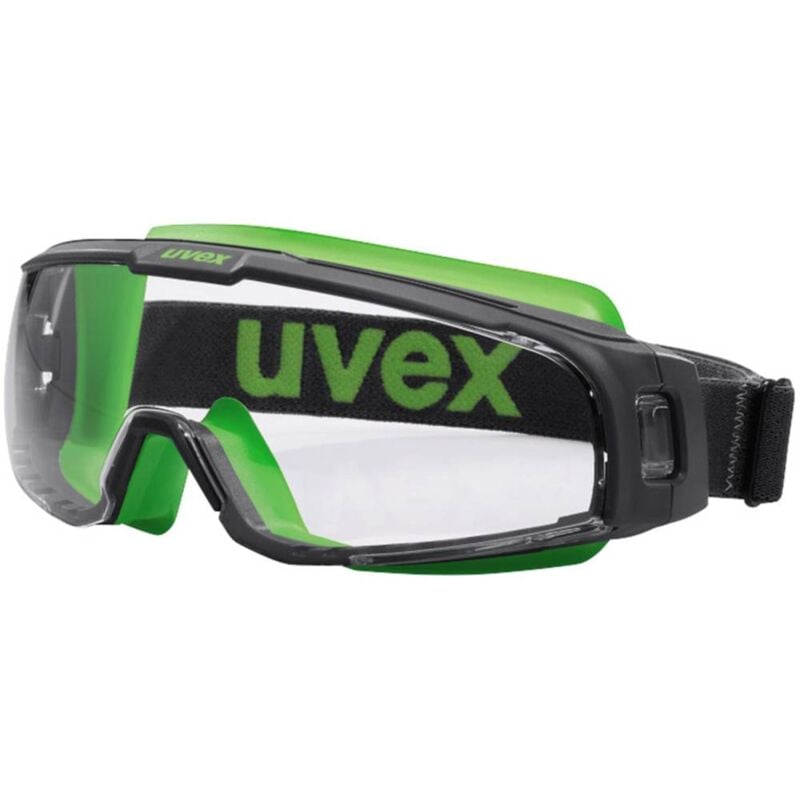 foto del prodotto uvex u sonic 9308245 occhiali di protezione nero, verde