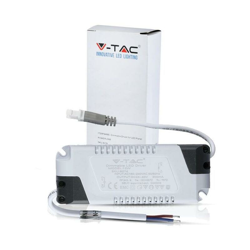 foto del prodotto v tac 12w dimmerabile driver per vt 1205