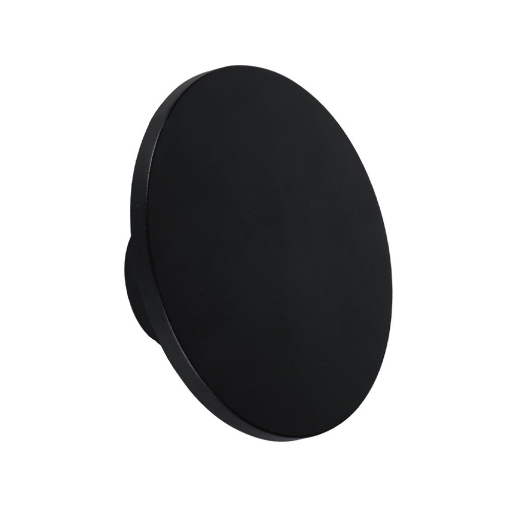foto del prodotto v tac 12w led plafoniera rotonda corpo nero 3000k luce calda
