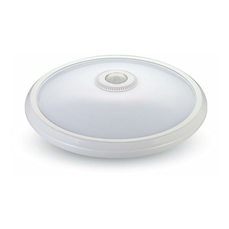 foto del prodotto v tac 12w plafoniera led con sensore bianco caldo 3000k luce calda