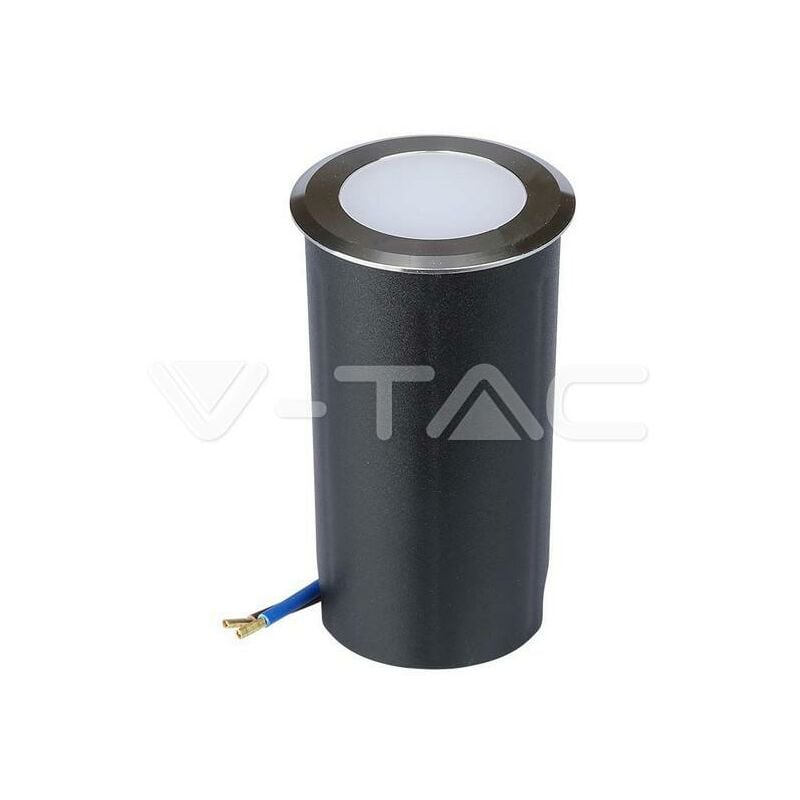 foto del prodotto v tac 1w led faretto calpestabile colore argento 3000k luce calda