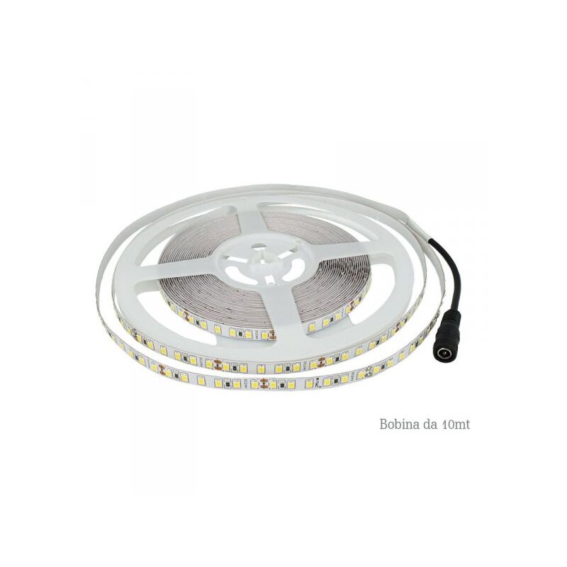 foto del prodotto v tac 24v bobina led da 10 metri ip20 4000k 7,2w m 1200 smd 2835 600 lm m sku 212623