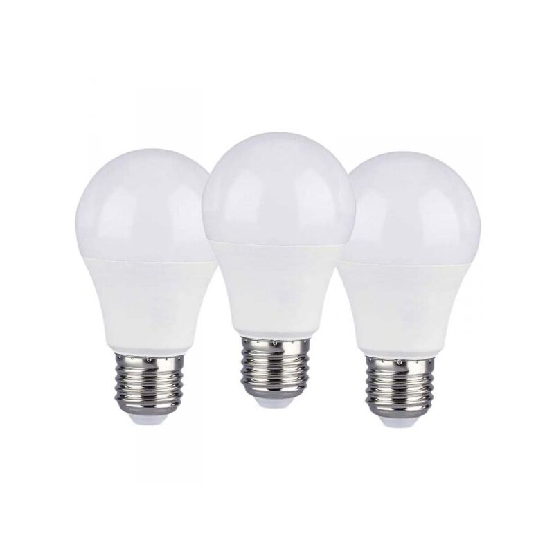foto del prodotto v tac 3 pz lampada led e27 a60 11w bianco neutro 4000k bulbo sfera 1055 lumen sku 217353