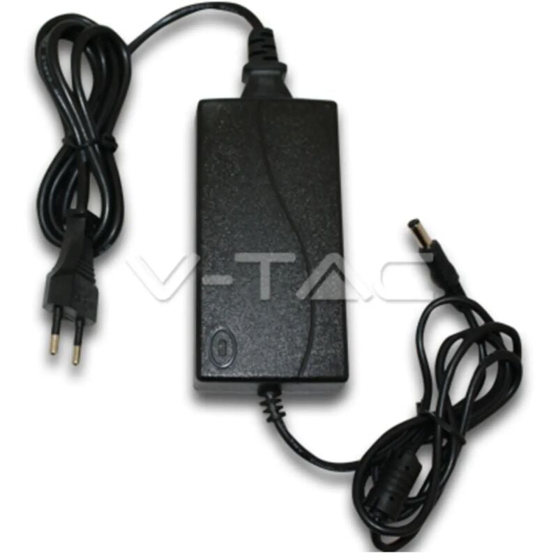 foto del prodotto v tac alimentatore in plastica striscia luci led 2.5a 12 volt nero 30 watt