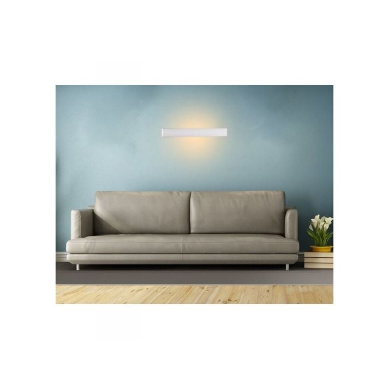foto del prodotto v tac applique lampada led da parete rettangolare 20w 3000k up down con doppio fascio luminoso carcassa bianca ip44 sku 218535