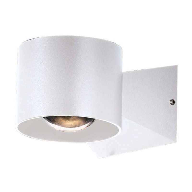 foto del prodotto v tac applique led da muro 5w doppio fascio luminoso corpo bianco 3000k ip65