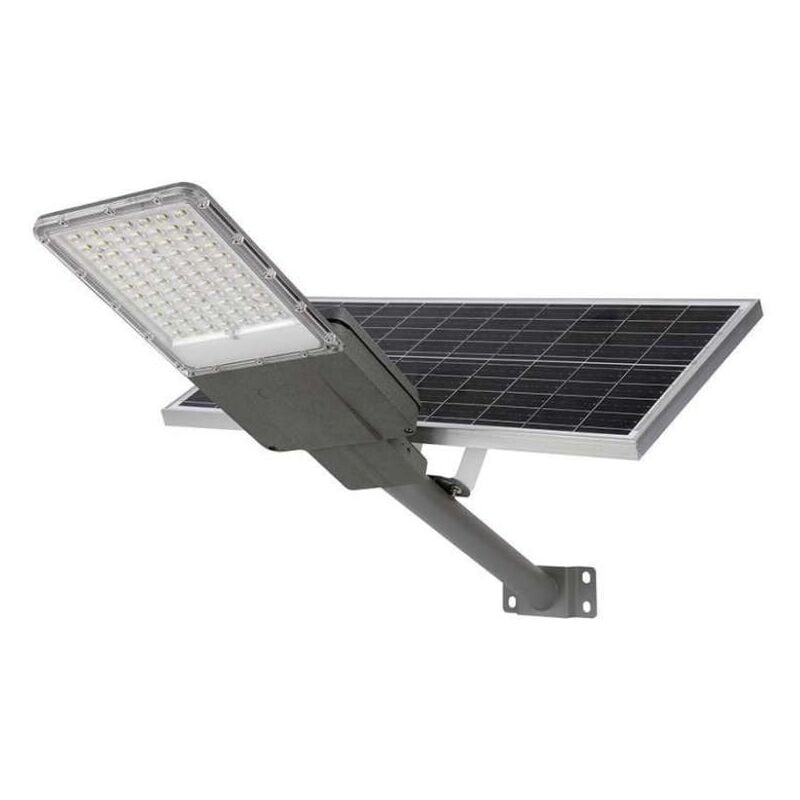 foto del prodotto v tac armatura stradale chip bridgelux 20w, pannello solare 40w, telecomando, lfp, installazione 2in1, cavo 1.5m, 4000k ip65