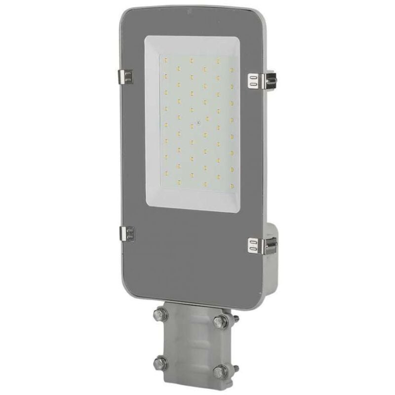 foto del prodotto v tac armatura stradale led chip samsung 50w colore grigio 4000k ip65