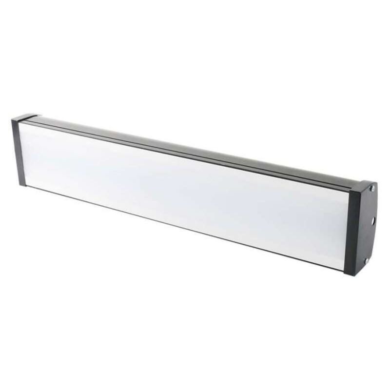 foto del prodotto v tac campana industriale led lineare 100w colore nero 6500k ip65
