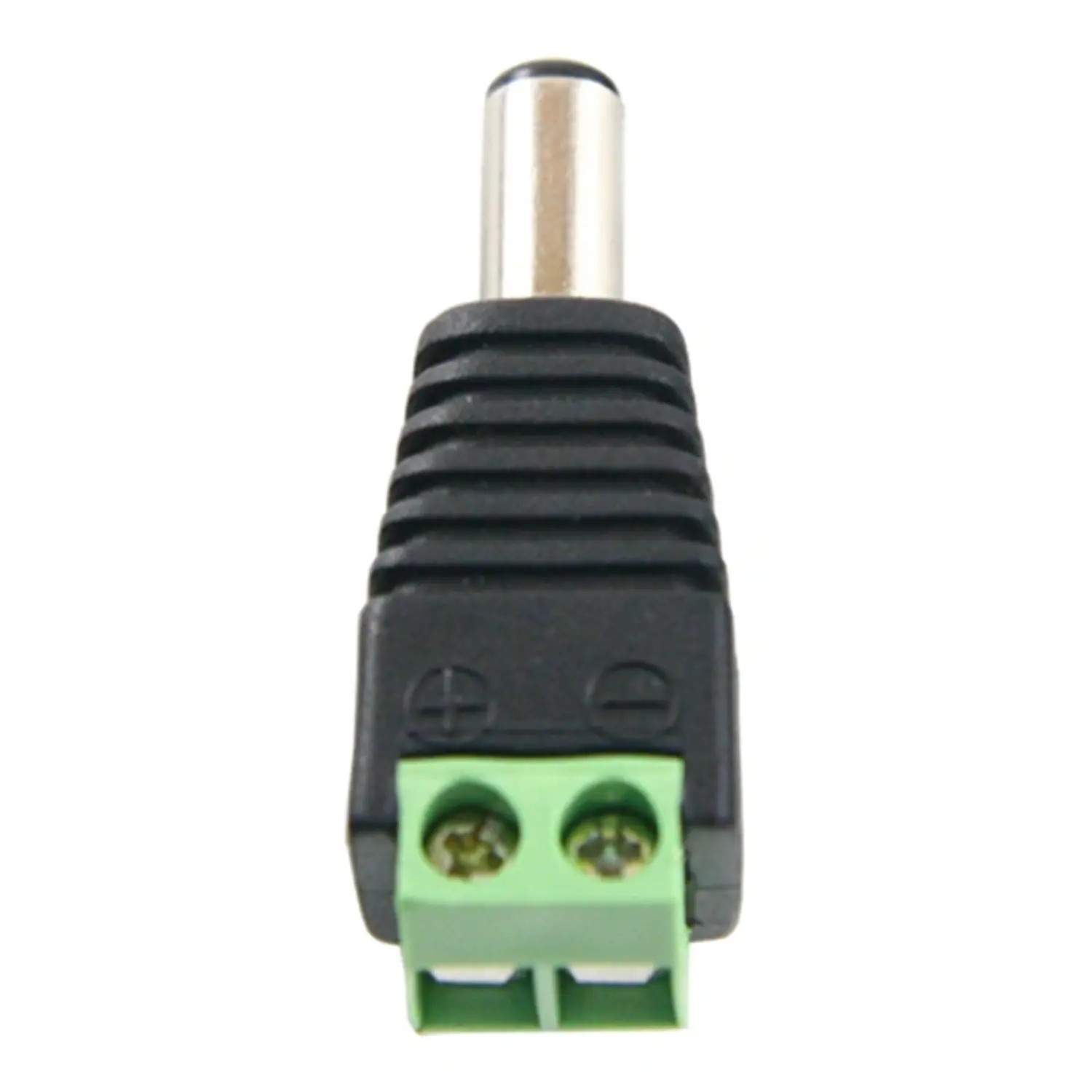 foto del prodotto v tac connettore alimentazione 12 vdc striscia led telecamere strip led maschio