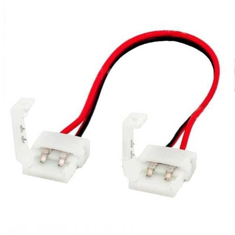 foto del prodotto v tac connettore flessibile con attacchi per striscia led smd3528 a 2 pin mod.3500