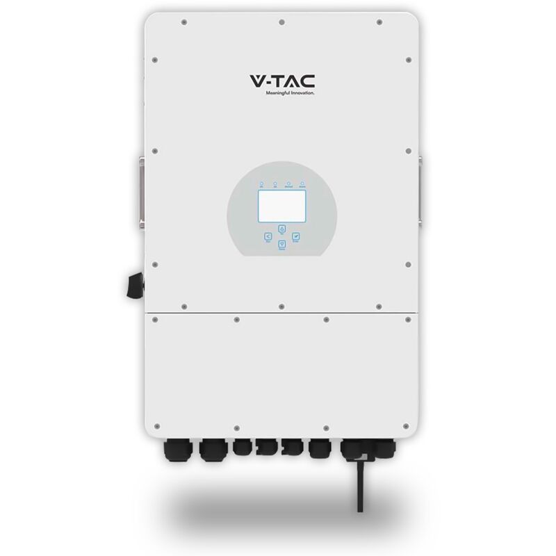 foto del prodotto v tac deye inverter fotovoltaico ibrido on grid off grid trifase 10kw per pannelli solari fotovoltaico 11542 sun 10k sg04lp3 eu