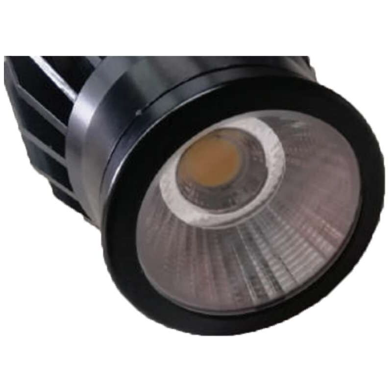 foto del prodotto v tac faretto led da incasso rotondo led 18w in alluminio colore nero 3000k