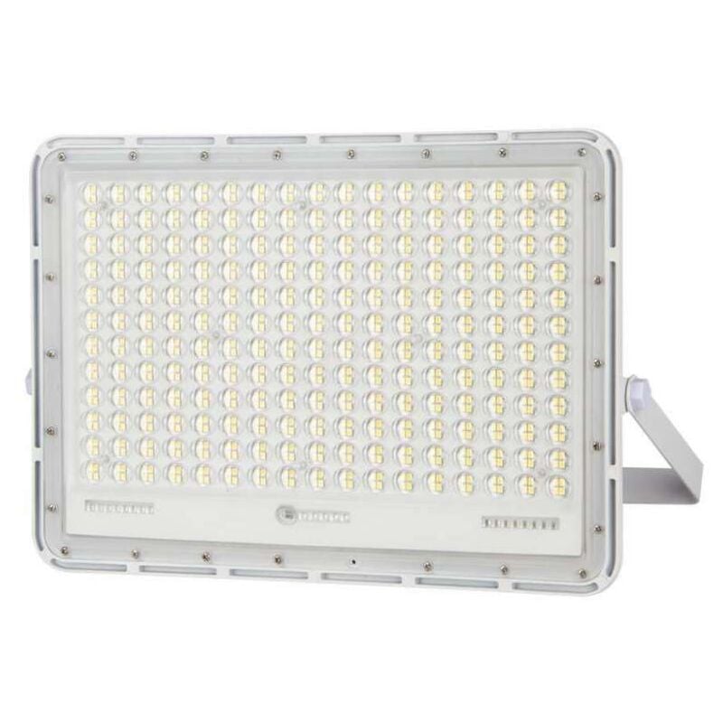 foto del prodotto v tac faro led con telecomando e pannello solare 30w 6400k ip65
