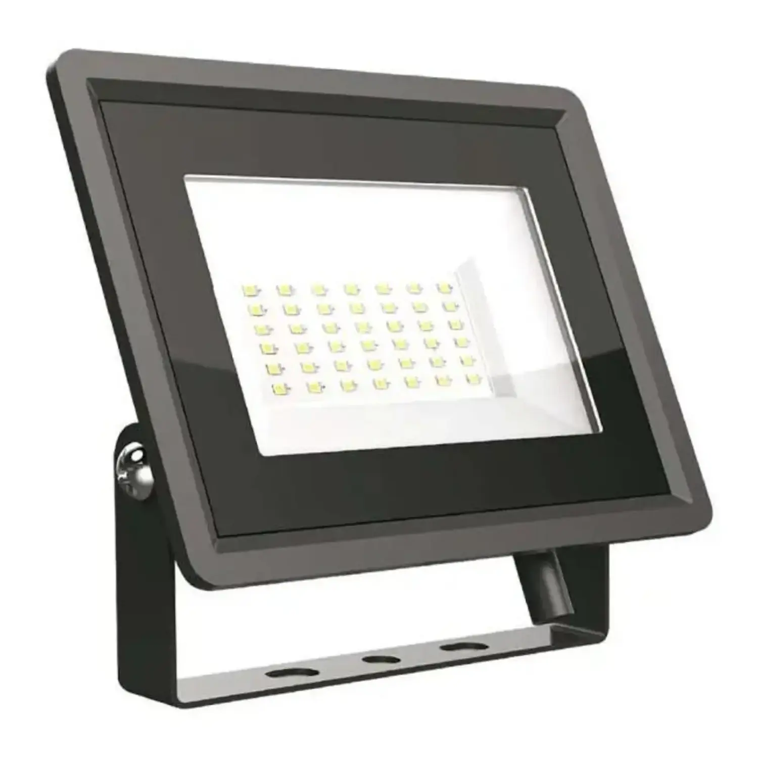 foto del prodotto v tac faro proiettore esterno led smd ultraluminoso slim ip65 30 watt bianco freddo