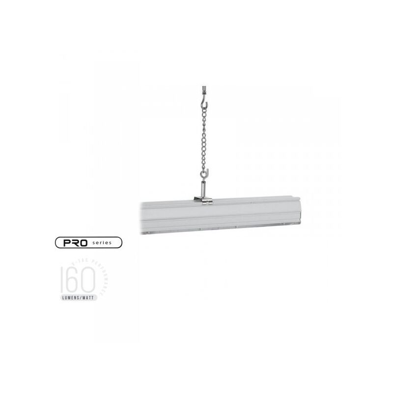 foto del prodotto v tac kit di sospensione singolo in acciaio per plafoniera led lineare a sospensione sku 1367