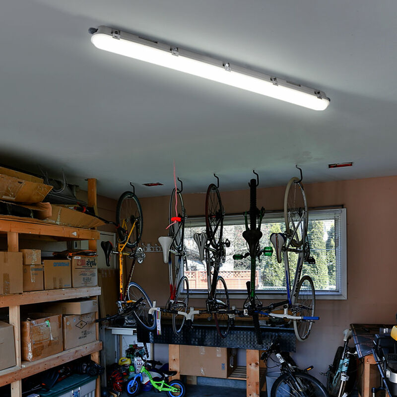 foto del prodotto v tac lampada da ingresso a led plafoniera ip65 luce a prova di umidit lampada da garage a led lampada diffusore a tubo led, protetto dai getti