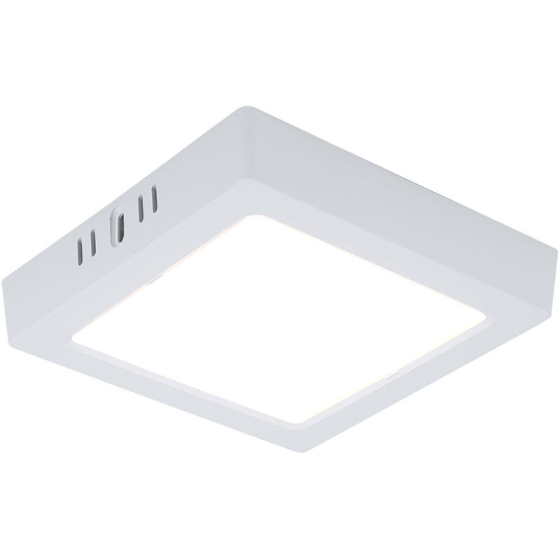 foto del prodotto v tac lampada da soffitto a pannello a led plafoniera da soffitto lampada da soggiorno lampada da corridoio, quadrato bianco in plastica, 12w