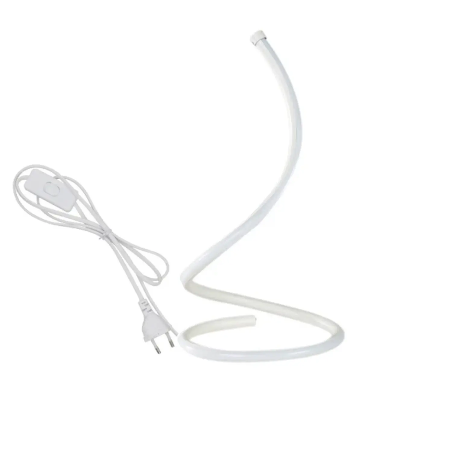 foto del prodotto v tac lampada da tavolo spirale led abajour moderno 17 watt bianco caldo bianco
