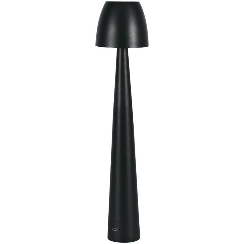 foto del prodotto v tac lampada da tavolo touch led 3w dimmerabile cct 3in1, design elegante , colore nero 23683