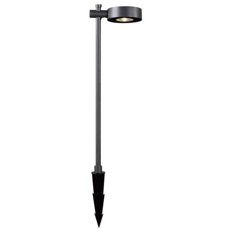 foto del prodotto v tac lampada led da giardino 6w con picchetto a con doppio fissaggio a terra colore nero h 102cm 4000k ip65