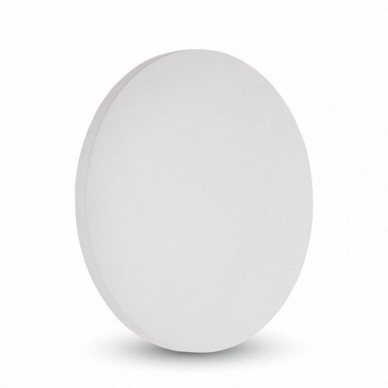 foto del prodotto v tac lampada led da muro rotonda 8w 160lm w colore bianco bianco naturale ip65