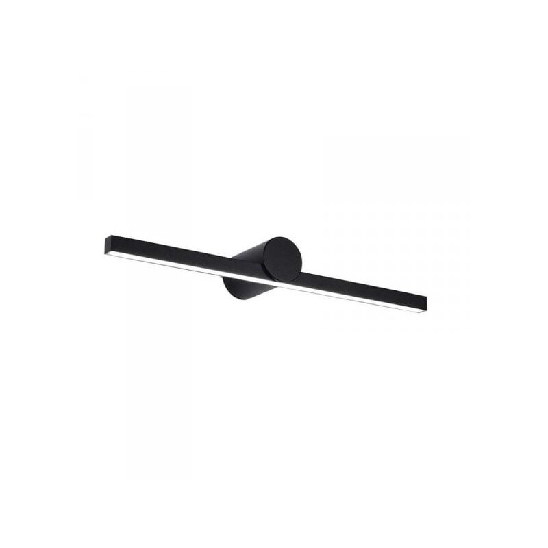 foto del prodotto v tac lampada led da specchio bagno 10w 1530lm colore nero 3000k 610x100x75mm ip65 sku 405831