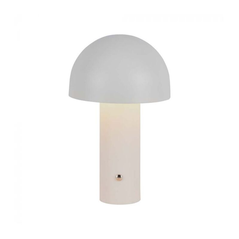 foto del prodotto v tac lampada led da tavolo 3w con batteria 1800mah ricaricabile usb c colore bianco in metallo touch dimmerabile 3in1