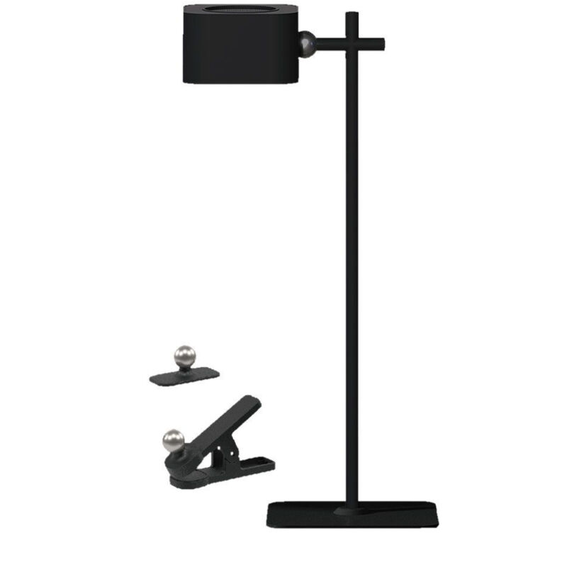 foto del prodotto v tac lampada led da tavolo magnetica 3w con batteria ricaricabile usb c colore nero touch dimmerabile 3in1