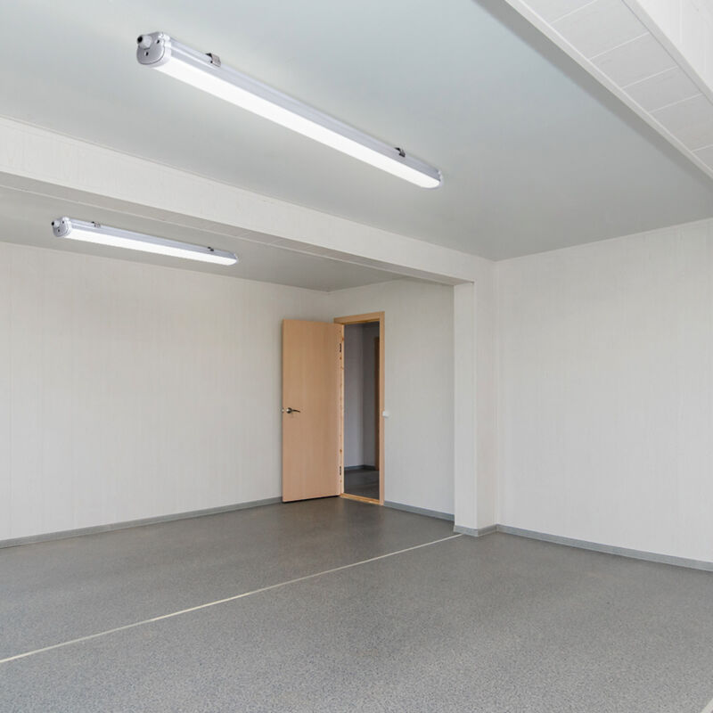 foto del prodotto v tac lampada led per vasca, luce per ambienti umidi, luce per garage, lampada per ingresso, lampada da soffitto, plastica bianca, resistente ai
