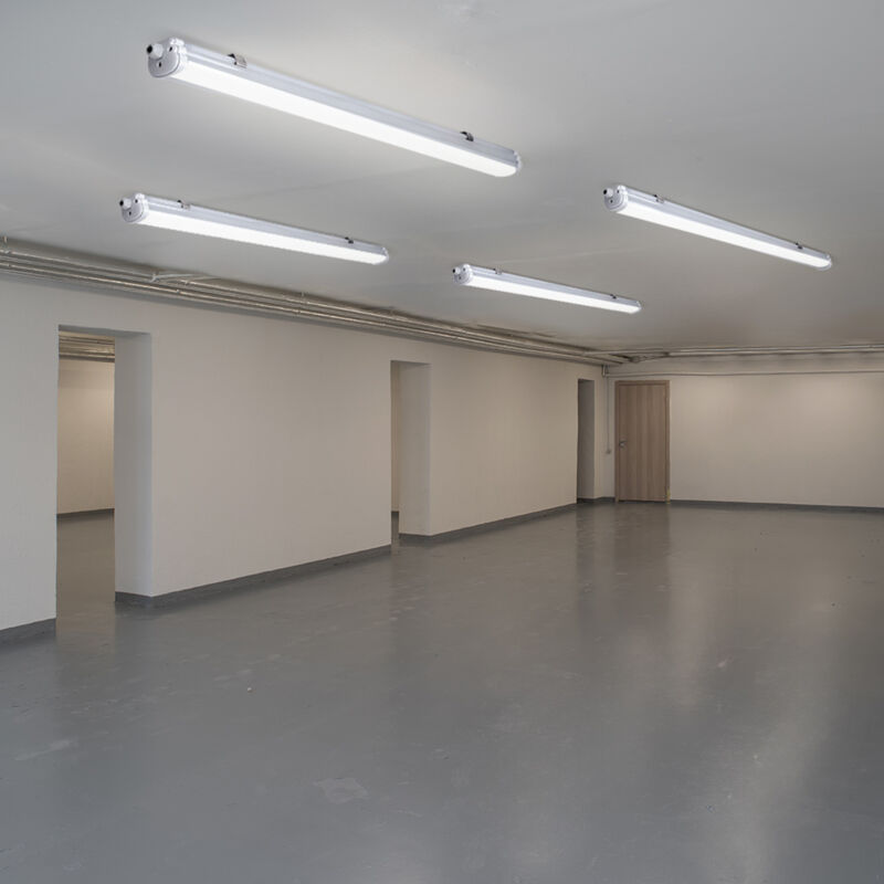 foto del prodotto v tac lampada led per vasca, luce per ambienti umidi, luce per garage, lampada per ingresso, lampada da soffitto, plastica bianca, resistente ai
